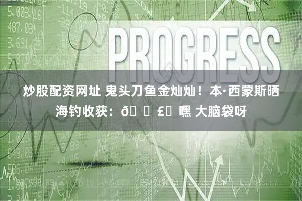 炒股配资网址 鬼头刀鱼金灿灿！本·西蒙斯晒海钓收获：🗣️嘿 大脑袋呀